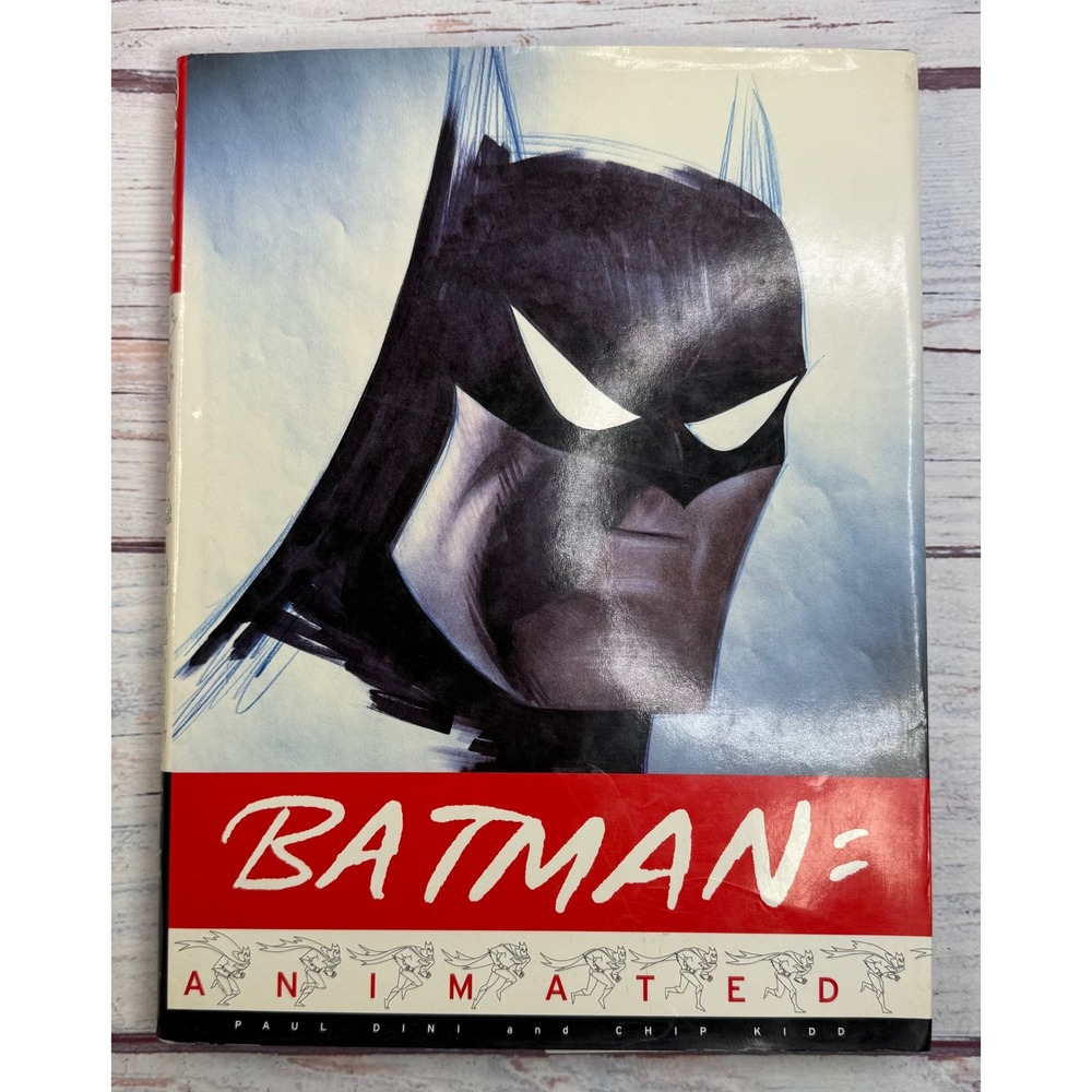 Batman Animated Paul Dini Chip Kidd Hardcover Book 1998 First Edition
